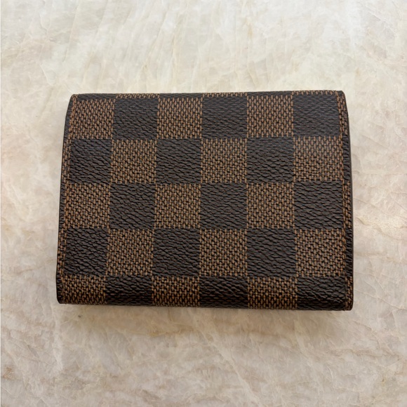 Louis Vuitton Damier Ebene Card Holder/Wallet, Genuine, Excellent Condition - Picture 3 of 10